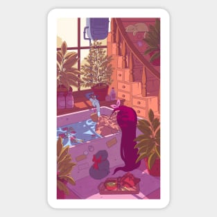 Bathtub (lofi) Sticker